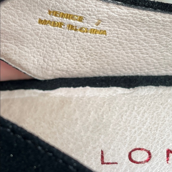 Sacha London Venice Peep Toe Wedge Sandal in Black Size 7 - Picture 10 of 10